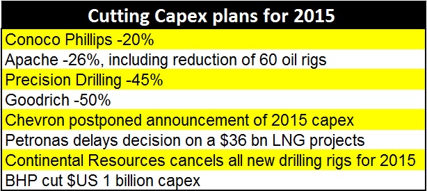 Capex Cuts 2015 2015 Preview: Dangers of underestimating deflation - Capex Cuts 2015 (Chart 2)