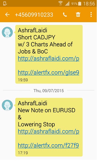 Sms Alert Snapshot How To Use Premium Intermarket Insights - Sms Alert Snapshot (Chart 4)