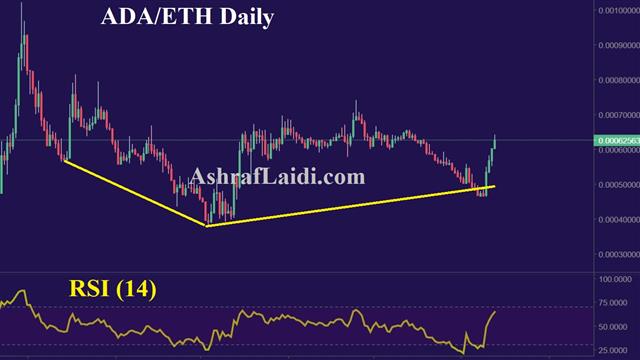 Ada Eth Aug 13 2021 Cyclicals, Inflation Hedges & Cardano - Ada Eth Aug 13 2021 (Chart 1)