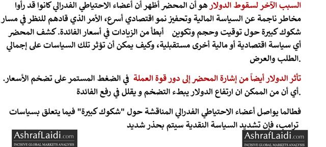 Arabic Fed Minutes 2 تركيز الفدرالي على عدم اليقين - Arabic Fed Minutes 2 (Chart 2)