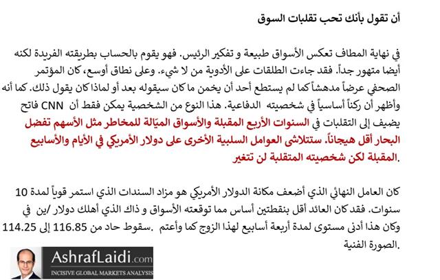 Arabic Trump Conference 2 أسباب هبوط الدولار الأمريكي بعد مؤتمر ترامب - Arabic Trump Conference 2 (Chart 2)