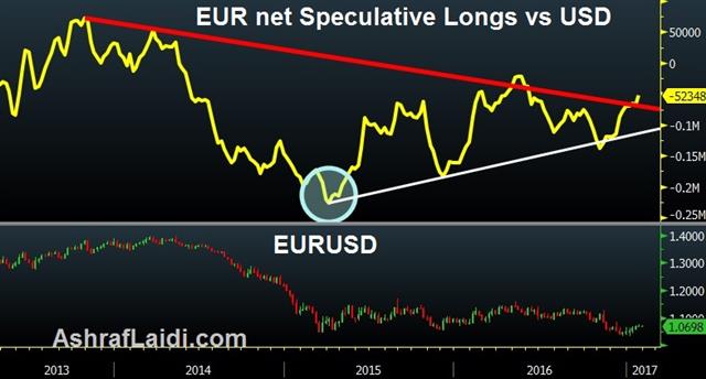 Eur Net Longs Jan 30 2017 Great Expectations, Shaky Delivery - Eur Net Longs Jan 30 2017 (Chart 1)