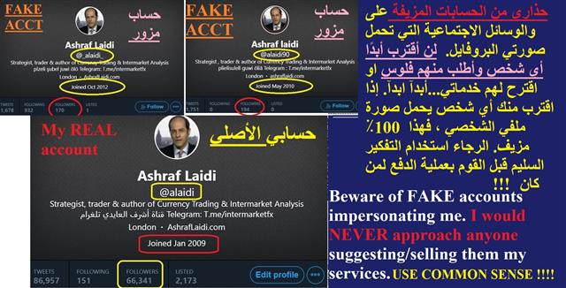 Fake Vs Real Twitter Accts BEWARE حذاري - Fake Vs Real Twitter Accts (Chart 1)