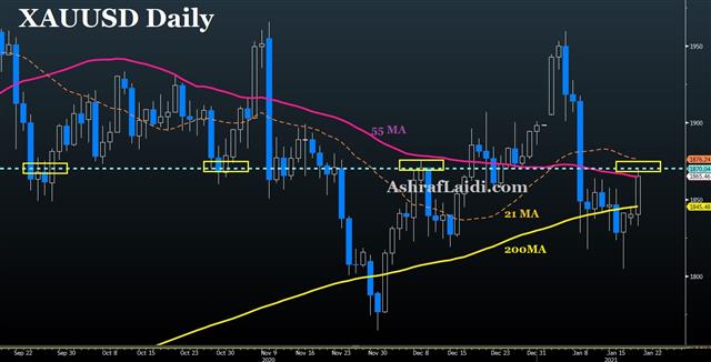 Gold Daily Jan 20 2021 Savings Watch from Central Banks - Gold Daily Jan 20 2021 (Chart 1)