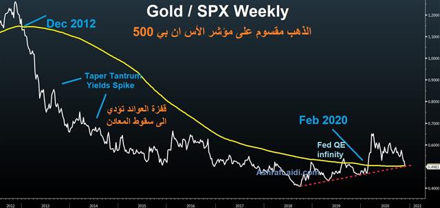 Sic Transit Gloria Mundi - Gold Spx Nov 25 2020 (Chart 1)