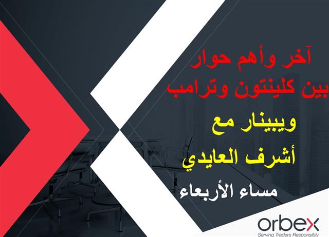 ويبينار الاربعاء قبل الحوار - Orbex Webinar Cover Oct 19 (Chart 1)