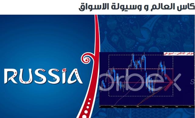 كاس العالم و وسيولة الاسواق - Orbex Worldcup Volumes Snapshot June 25 2018 (Chart 1)