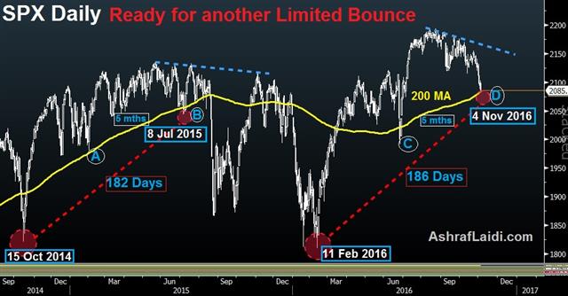 Trading S&P500: Reversal or Consolidation? - Spx 200 Dma Bounce Nov 7 (Chart 1)