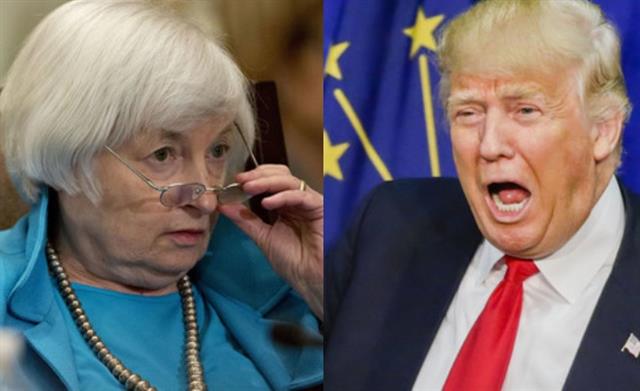 Trump Yellen Draghi Dogs Euro, Yellen Next - Trump Yellen (Chart 1)