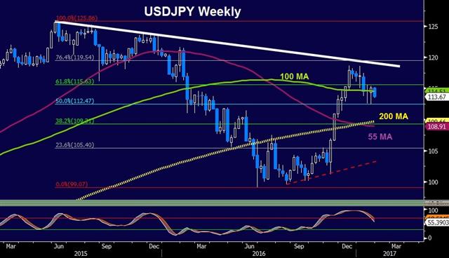 The New BOJ Challenge - Usdjpy Jan 31 2017 (Chart 1)