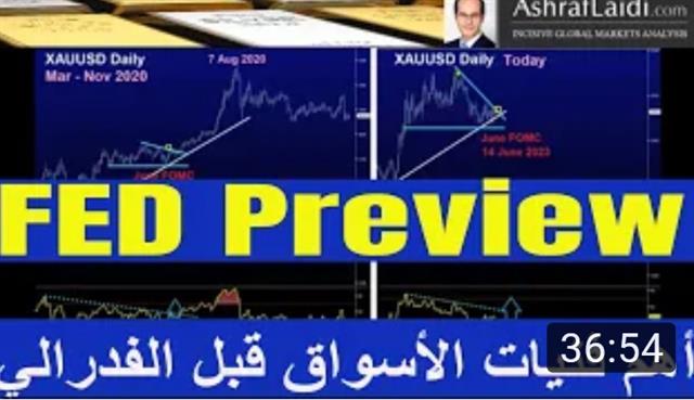 Fed Video Preview إستعدوا للفدرالي - Youtube Cov Fomc June 14 2023 (Chart 1)