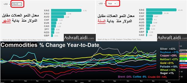 Performance Dec 18 2020 2020 FX & Commodities YTD Performance - Performance Dec 18 2020 (Chart 1)